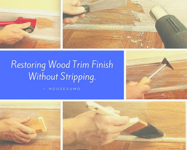 Restoring Wood Trim Finish Without Stripping