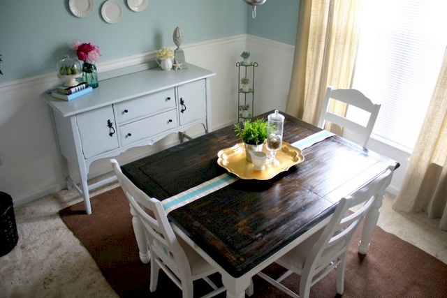 refurbish dining room table