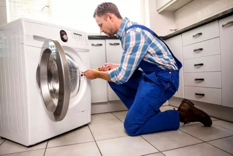 Washing Machine Draining Water While Washing